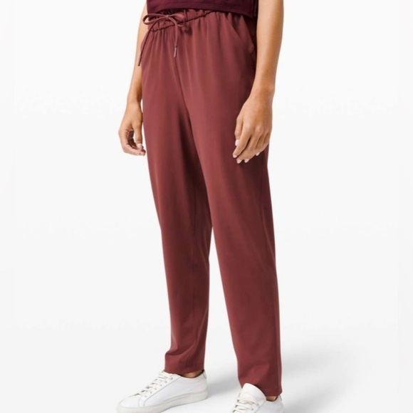 Lululemon 4 Keep Moving Pant 7/8 High-Rise Savannah, great pre owned condition - Picture 2 of 13